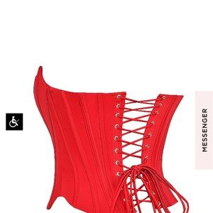 House of CB Red Corset Top